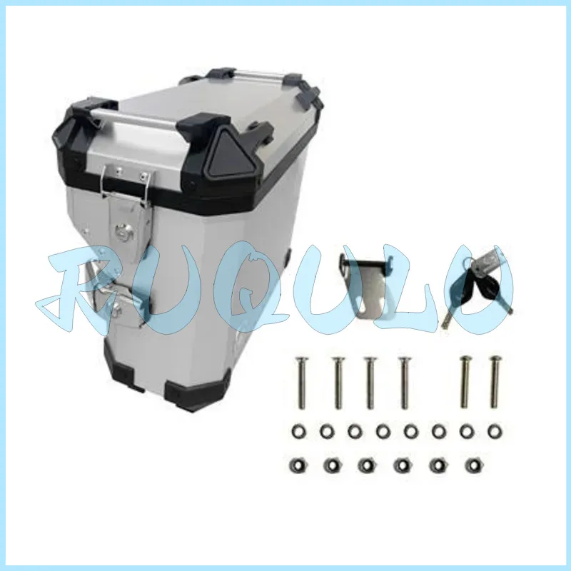 36l (silver) Quick Release Aluminum Alloy Right Side Box with Concealed Exhaust 1144300-046000 For Zontes