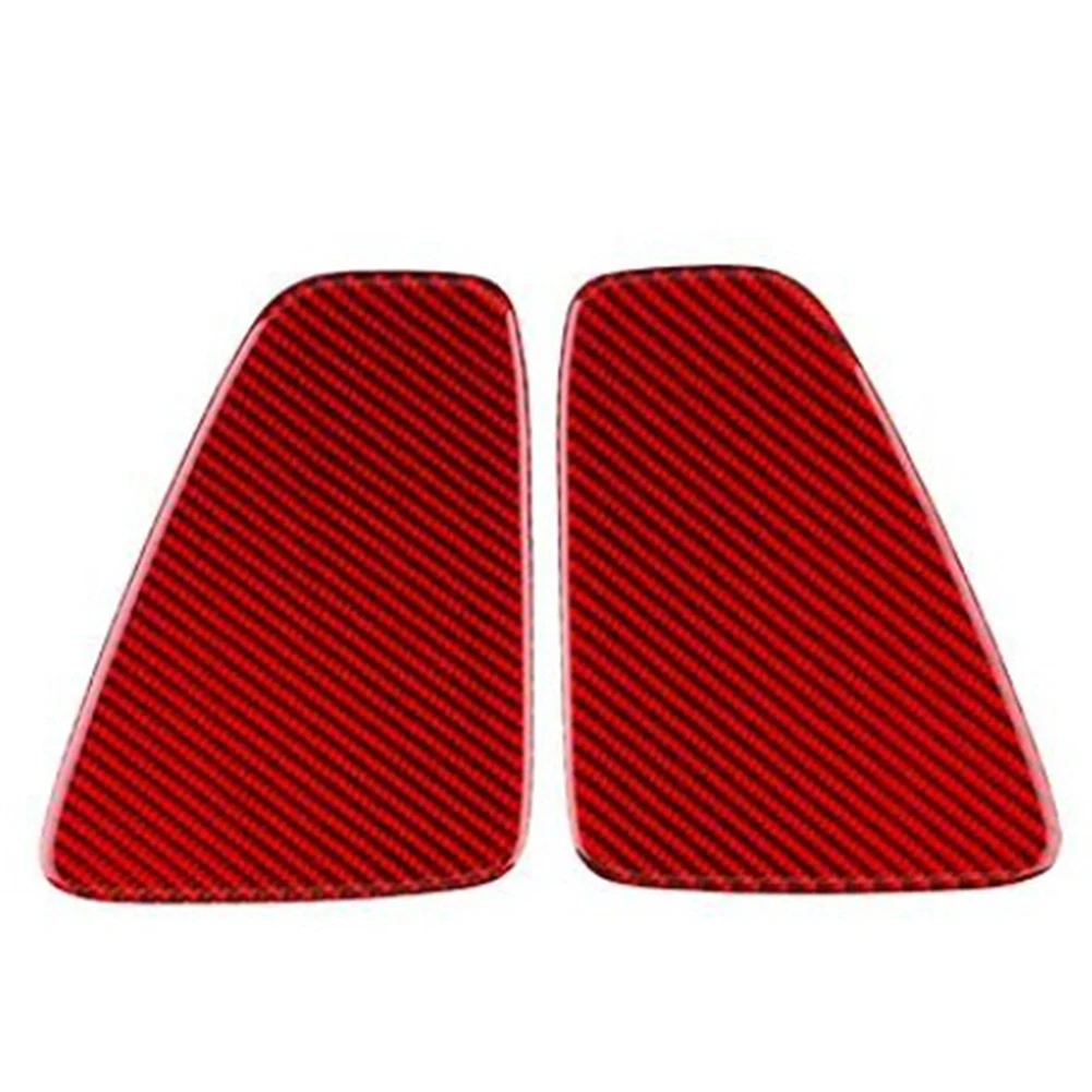 Car Exterior Upgrade Tail Light Cover Red Carbon Premium Carbon Fiber Trim for UV Resistant Coating Easy Installation