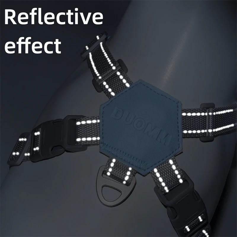 Шлейка для собак X-образной формы, жилет для маленьких собак Meidum, Светоотражающий поводок, воздухопроницаемые сетчатые ремни для щенков, кошек