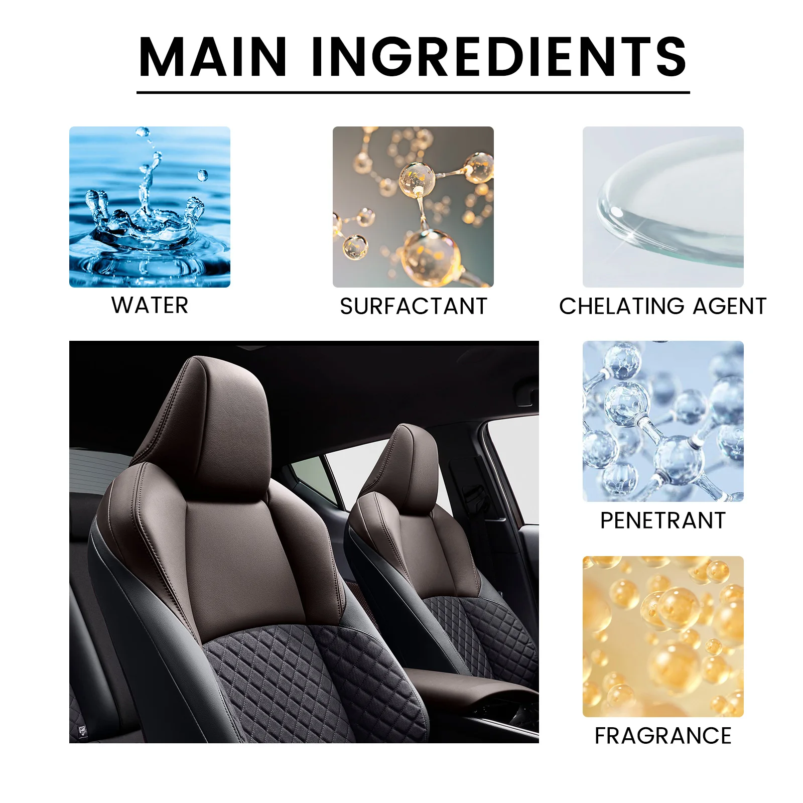 Car Interior Cleaner Deep Nourishing Leather Cleaner Convenient Car Seat Cleaner Leather Care Kit For Car Interiors Furniture