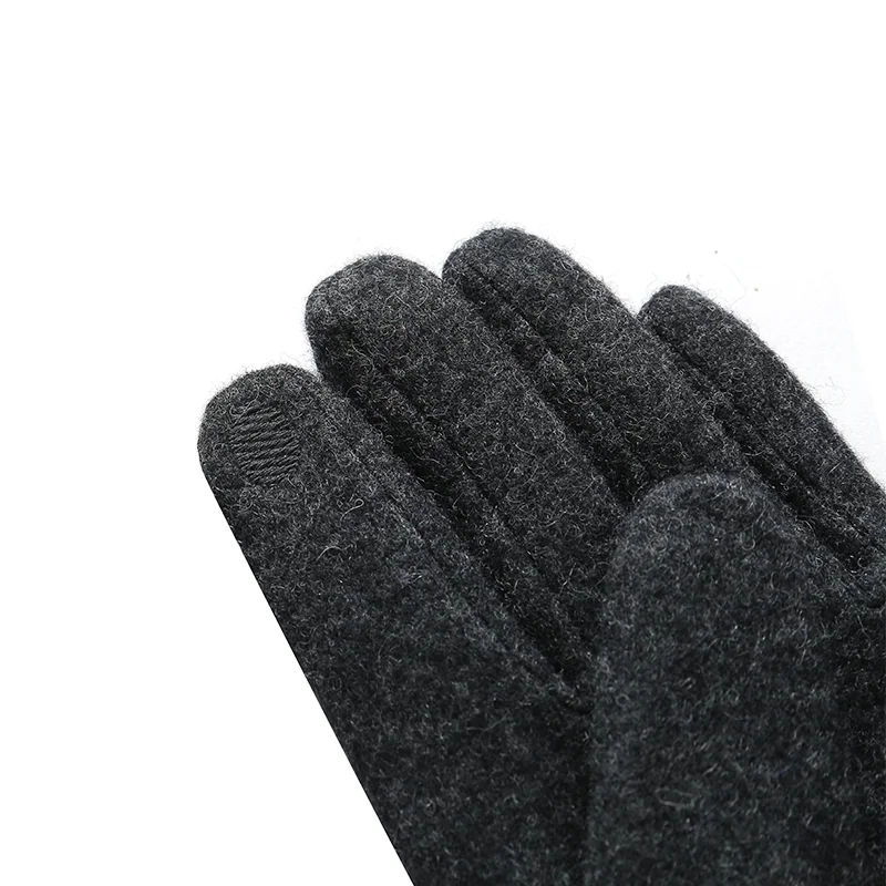 2023 Autumn Winter Warm Gloves Full Finger Wool Thicken Thumb Mittens For Men Women Outdoor Cold-proof Cycling Driving Gloves