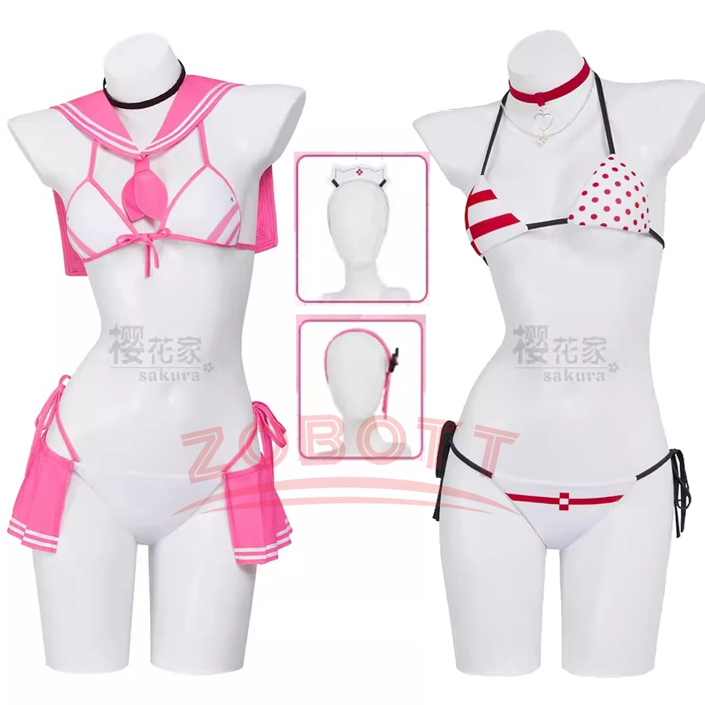 

Sexy Nikke The Goddess of Victory Neon Pepper Cosplay Costume Summer Swimwear Halloween Carnival Party Outfits Sexy Swimsuit