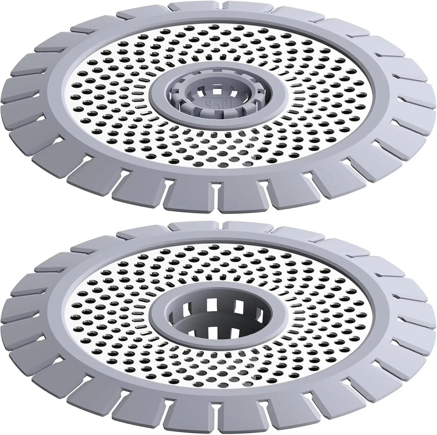

Stainless Steel Drain Hair Catcher for Bathtub & Shower (2 Pack)