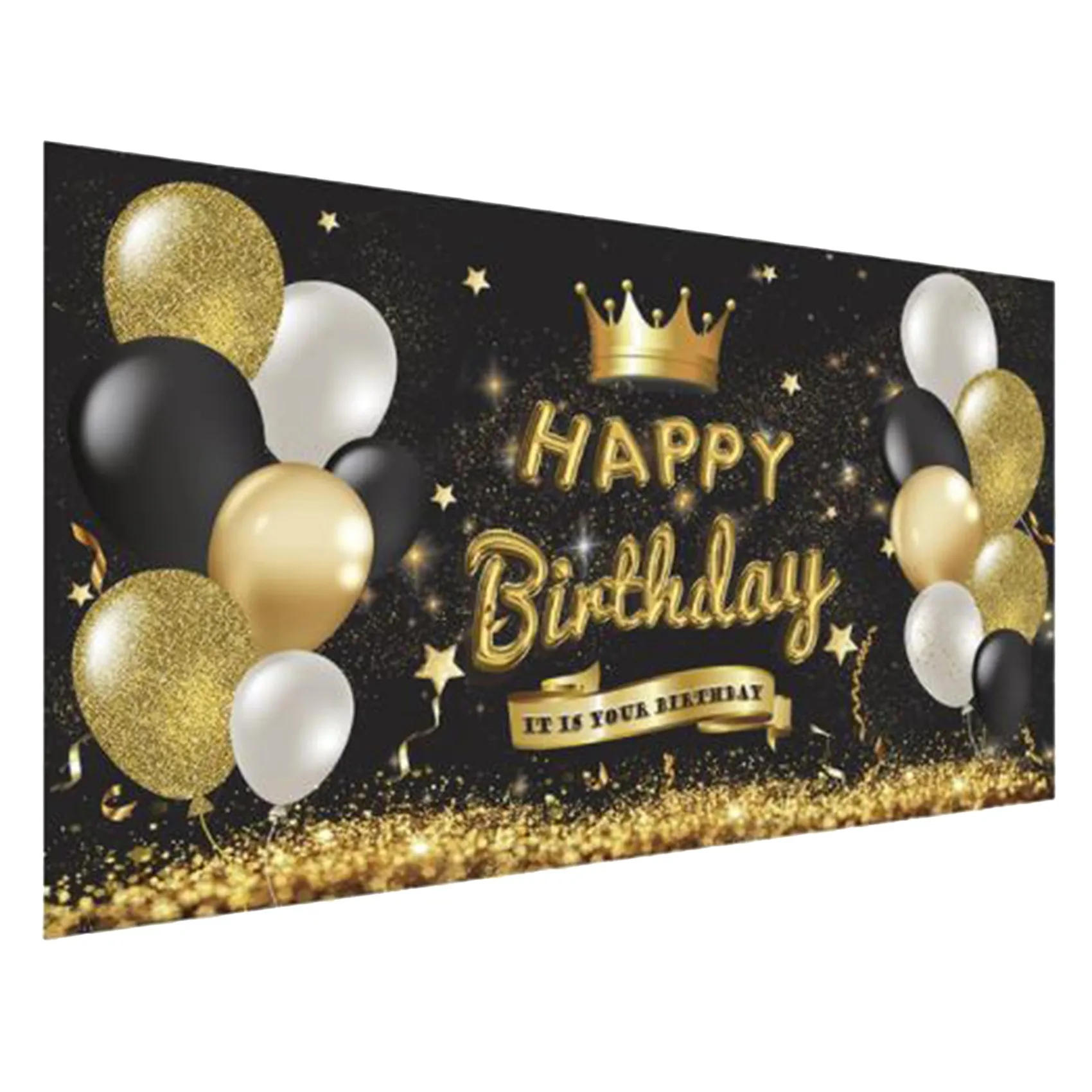 Banderole de fond joyeux anniversaire, bannière de fond joyeux anniversaire, décor de fête, fournitures de fête, accessoires de photomaton intérieur et extérieur