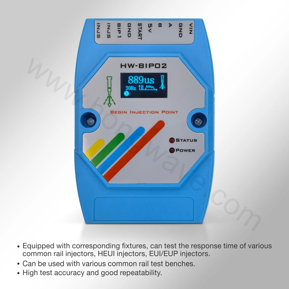 BIP Common Rail Injector Response Time Tester BIP Diesel Injector Tester Test Bench Heui Pump Nozzle Auto Oil Trap Return Tools