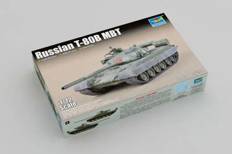 

Trumpeter 1/72 07144 Russian T-80B Main Battle Tank