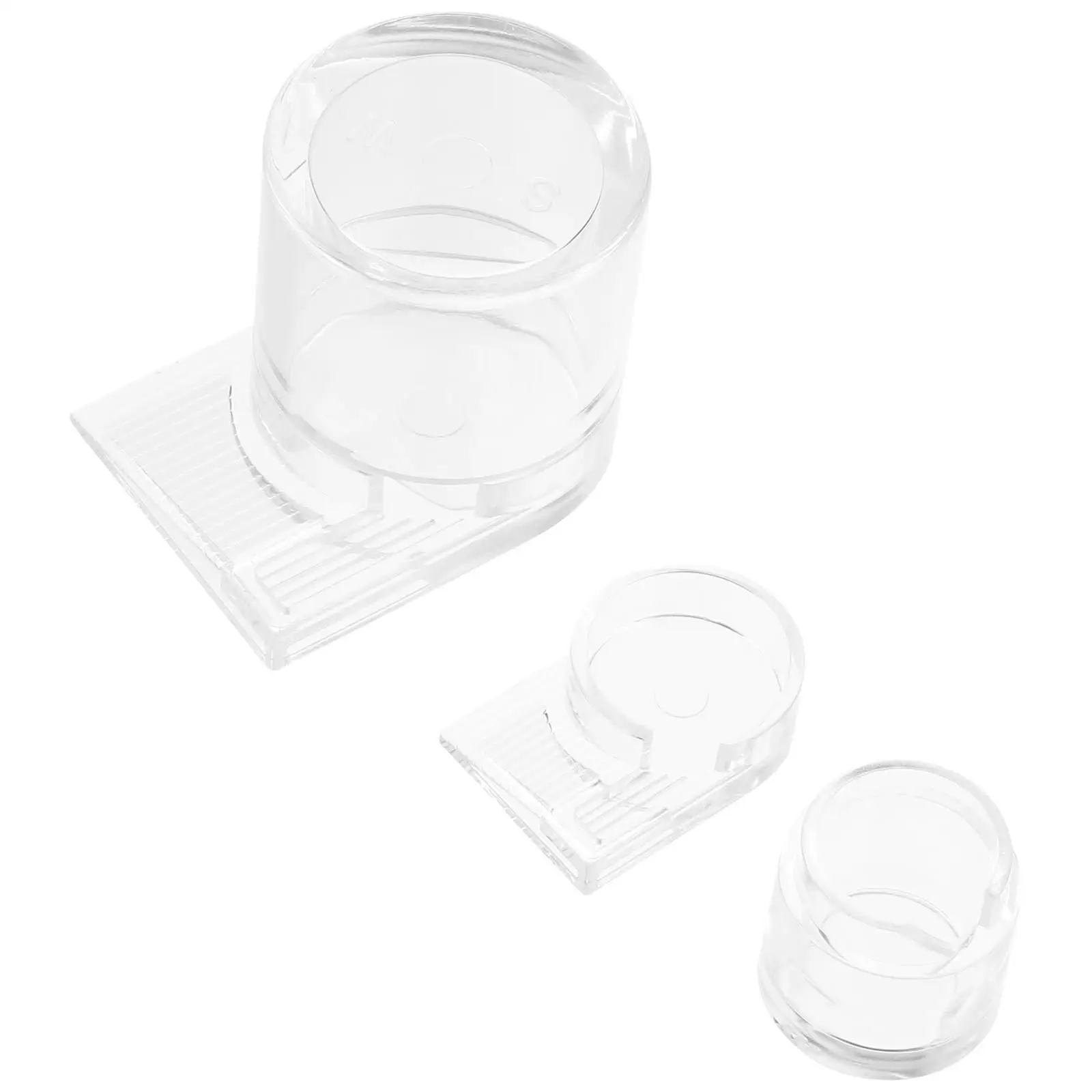 

2 Pcs Ant Water Feeder Acrylic Round Tray Small Size Beehive Feeding Tool Durable Easy Cleaning Practical Design