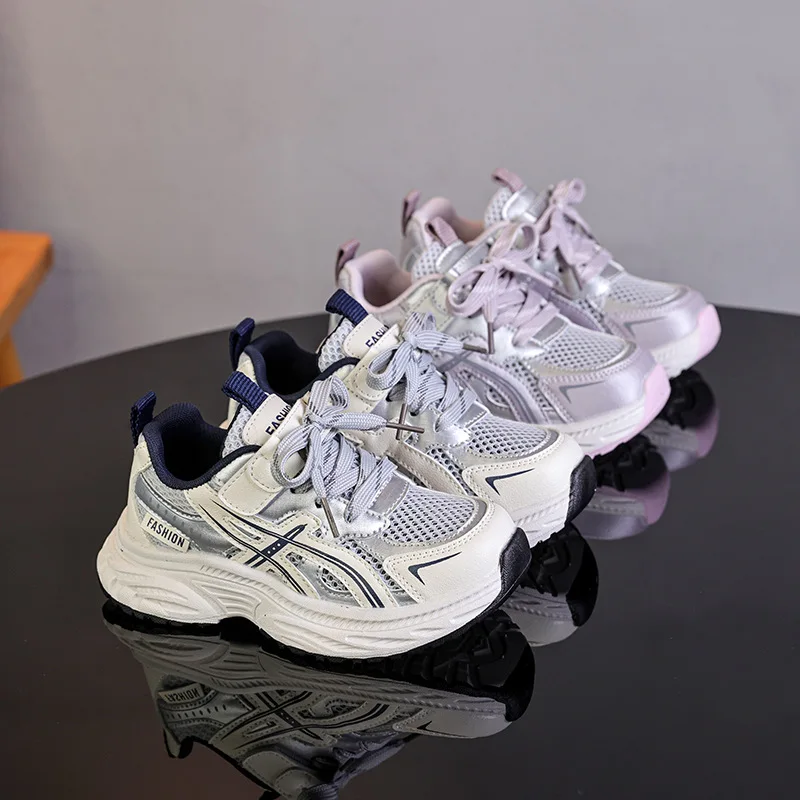 Scarpe da ginnastica chunky per bambini e bambine 2026, nuove scarpe da trekking, tennis e corsa leggere e traspiranti per neonati e bambini piccoli