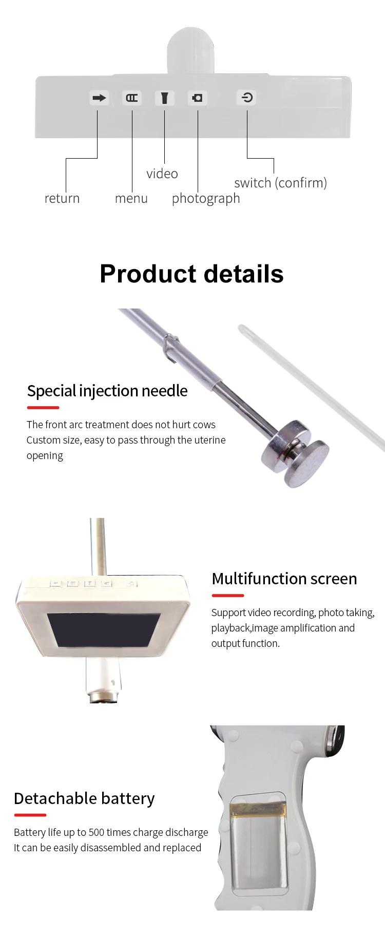 Alat Inseminasi Buatan Mini Portabel untuk Hewan Ternak Sapi dengan Visi