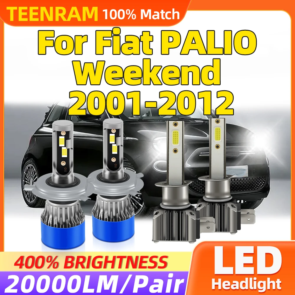 

LED Headlight Bulbs 40000LM 240W Canbus Car Headlamps 12V 6000K Fog Lights For Fiat PALIO Weekend 2001-2008 2009 2010 2011 2012