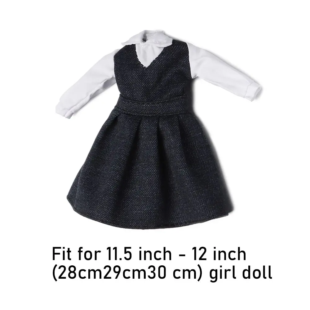 Navy Style Clothes for 1/6 Bjd Doll Casual Wears Dresses Doll Handmade Multistyles Doll Mini T-shirt Skirts Doll Accessories