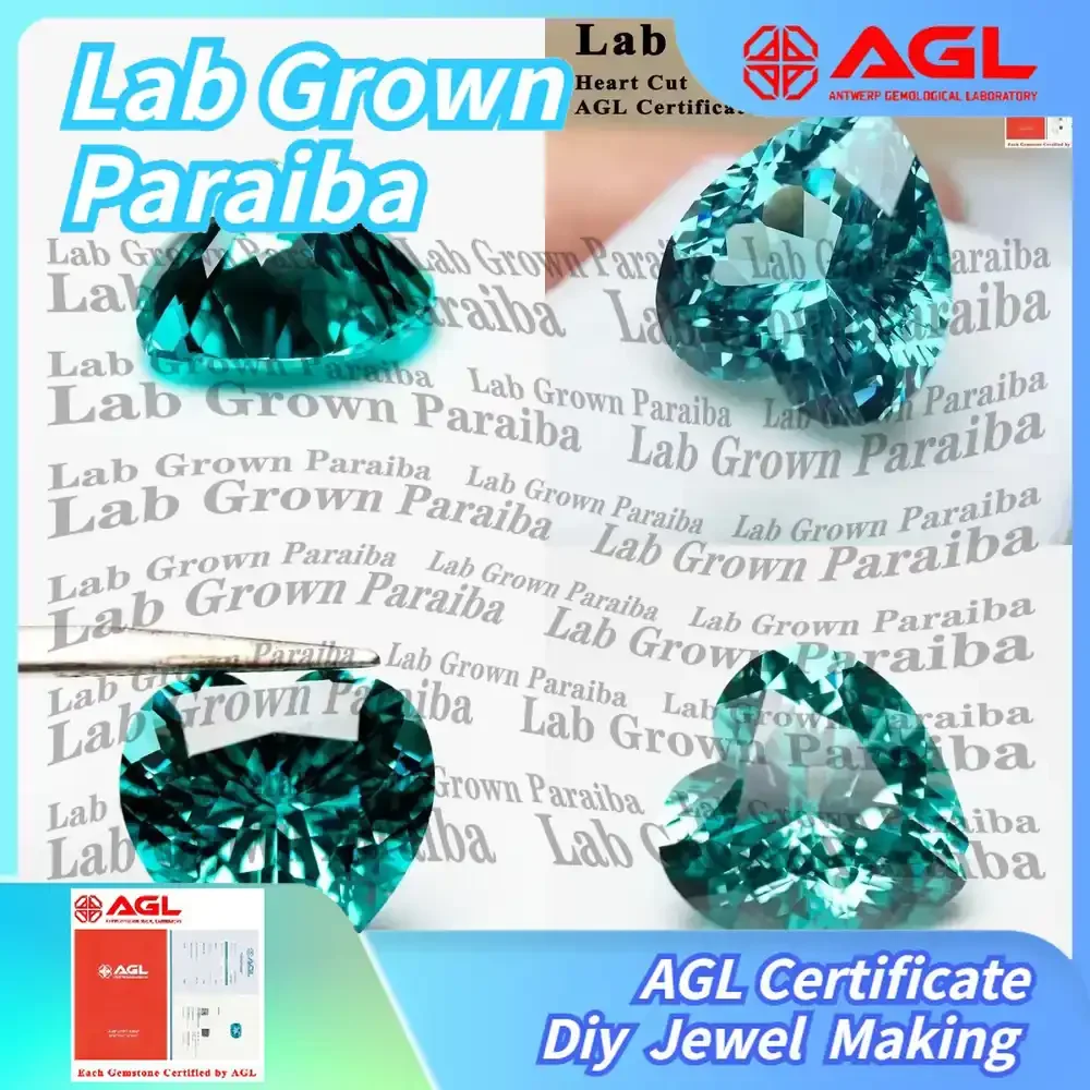 

Искусственно выращенный турмалин Параиба с огранкой «Сердце» для изготовления ювелирных изделий своими руками: инкрустация колец, ожерелий. Сертифицированный AGL. Искусственно созданный турмалин Параиба.