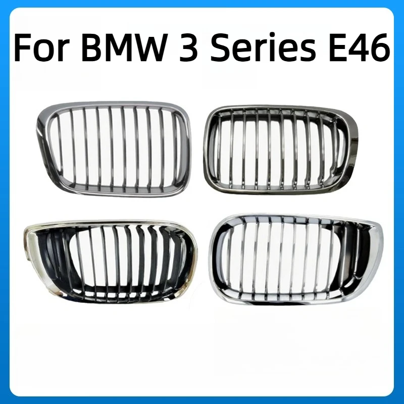 Front Grille For BMW 3 Series E46 Accessories 1998-2006,Anti-Impact,Anti-Scratch,Wear-Resistant,Dustproof,Durable Anti-Fade