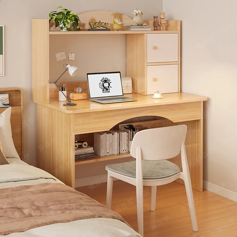 

Student study desks and chairs, combined bookshelf, integrated tables, bedrooms, home office, writing, desktop computer desks