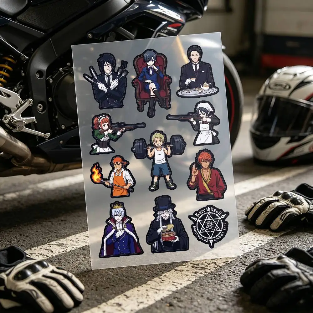 Black Butler Stickers Auto Body Bumper Windows Motorcycle Laptop Walls Vinyl Decal Car Tuning Accessories