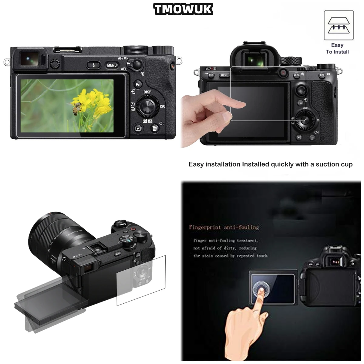 

Tempered Glass Screen Protector For NEX - 7 6 5 3 A7R A7S A9 A9II A77 A77II