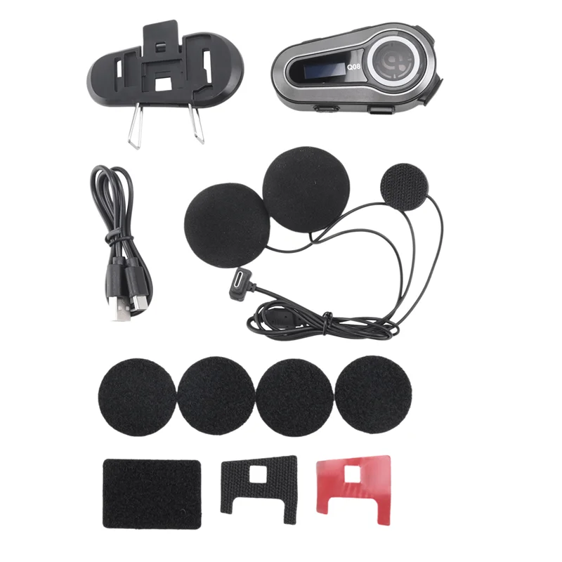 Excellent-1Set راديو FM بلوتوث 5.3 سماعة أذن لاسلكية مقاومة للماء مع شاشة LCD