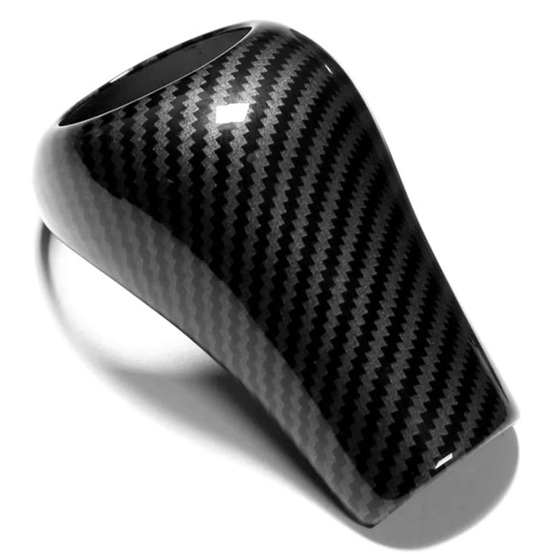 Carbon Fiber Gear Shift Knob Cover for Mercedes-Benz W204 W212 a C E G GLS Class	(Bring Wet Wipes)