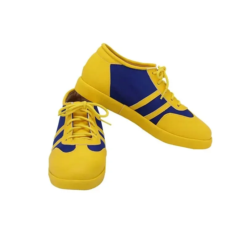 Game Street Fighter Chun Li Cosplay Shoes Yellow Sports Shoes For Women Girl Halloween Carnival Role Play Costume Accessories