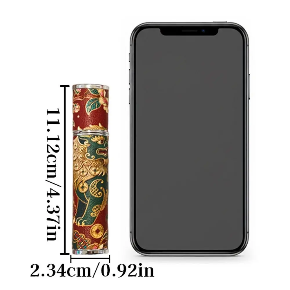 Portable PU Leather Perfume Bottle 10ml Cartoon Spray Bottle Leak-proof Refillable Perfume Atomizer Bottle Travel