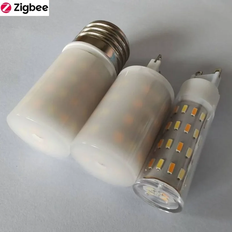 yZ[zTuya Zigbee G9 X}[gCg\ 2700K-6500K 5W 6W LED dCeWFg G9 v 110V 230V T|[g Alexa Google Rg[