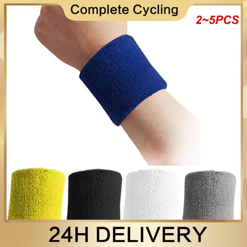 2~5PCS Tennis Basketball Running Gym Lightweight And Breathable High-performance Wrist Sweatband Athletic Wristband