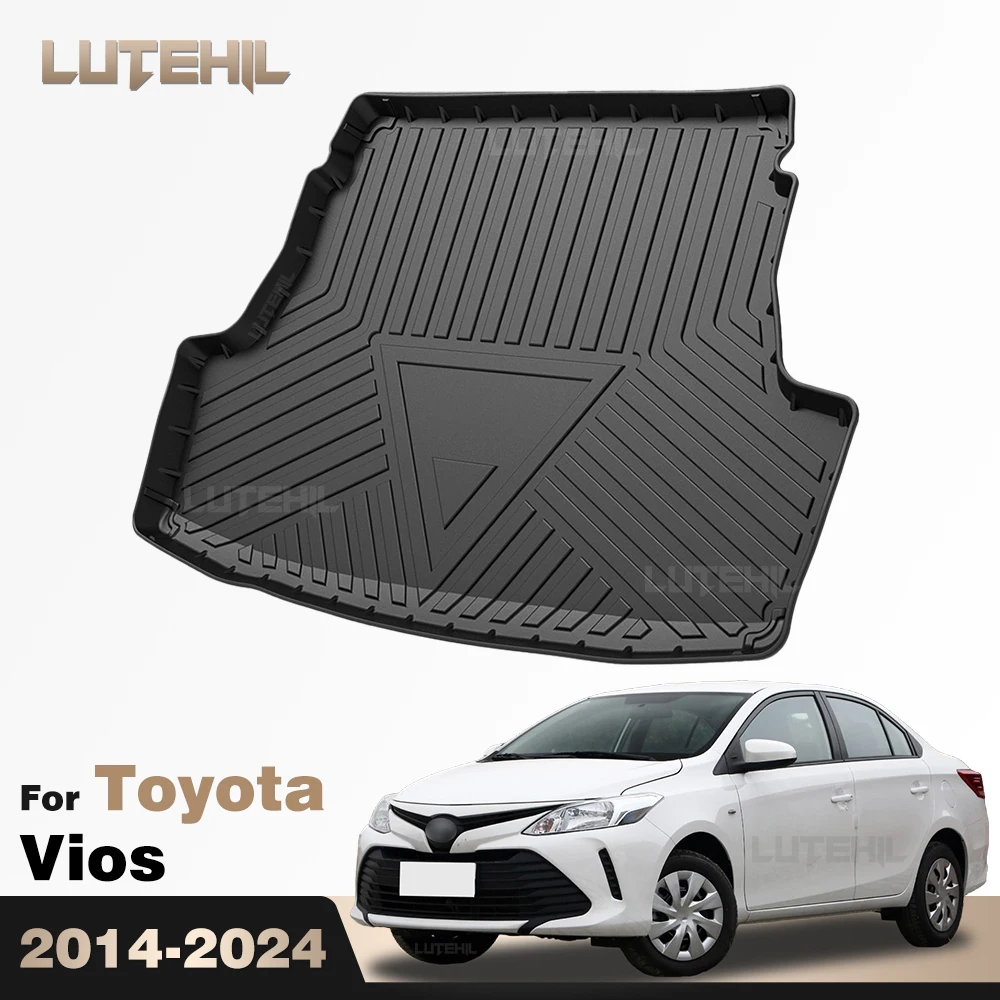 

Для Toyota Vios 2014-2024 (2015, 2016, 2017, 2018, 2019, 2020) — Коврик в багажник из TPE, защитный водонепроницаемый чехол-вкладыш, аксессуары
