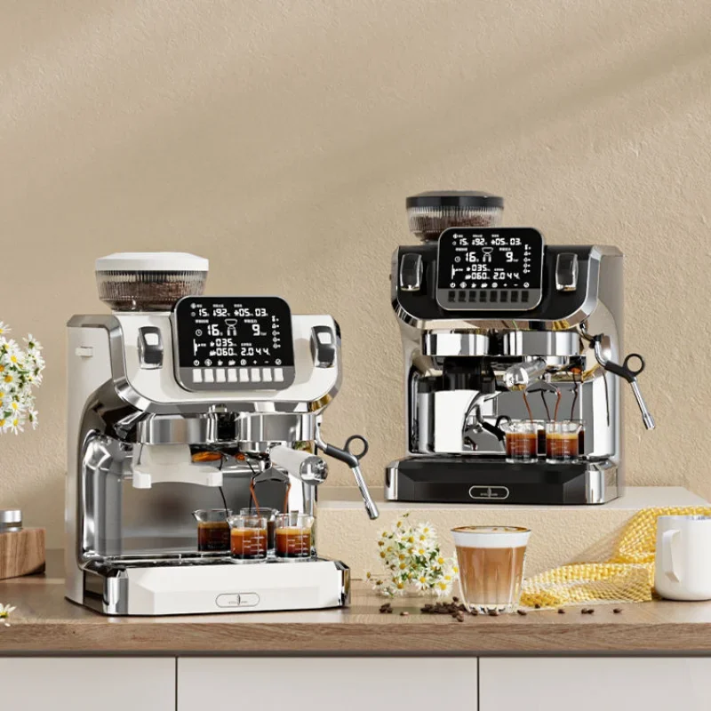 Profesional Barista Smart Coffee Makers Dual Boilerg Grinding Express Espresso Machines