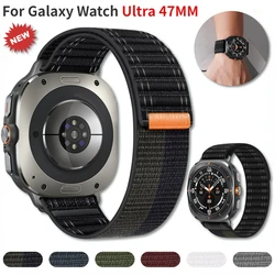 Braided Loop Bracelet for Samsung Galaxy Watch Ultra 47mm Nylon Wave Breathable Wristband Belt for Galaxy Watch Ultra 47mm Strap