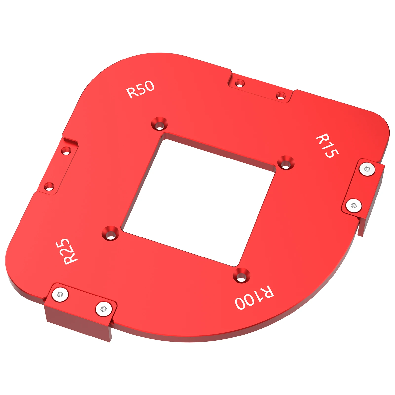 

Round Corner Radius Template Aluminum Alloy Radius Jig Router Template High Precision 4 in 1 Arc Angle Positioning Jig