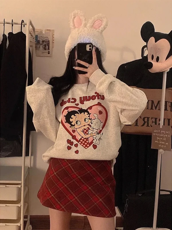 

Юбка женская больших размеров, осенне-зимняя, шерстяная, в клетку, с высокой талией, приталенная, А-силуэт, модная, ретро, красная, для женщин