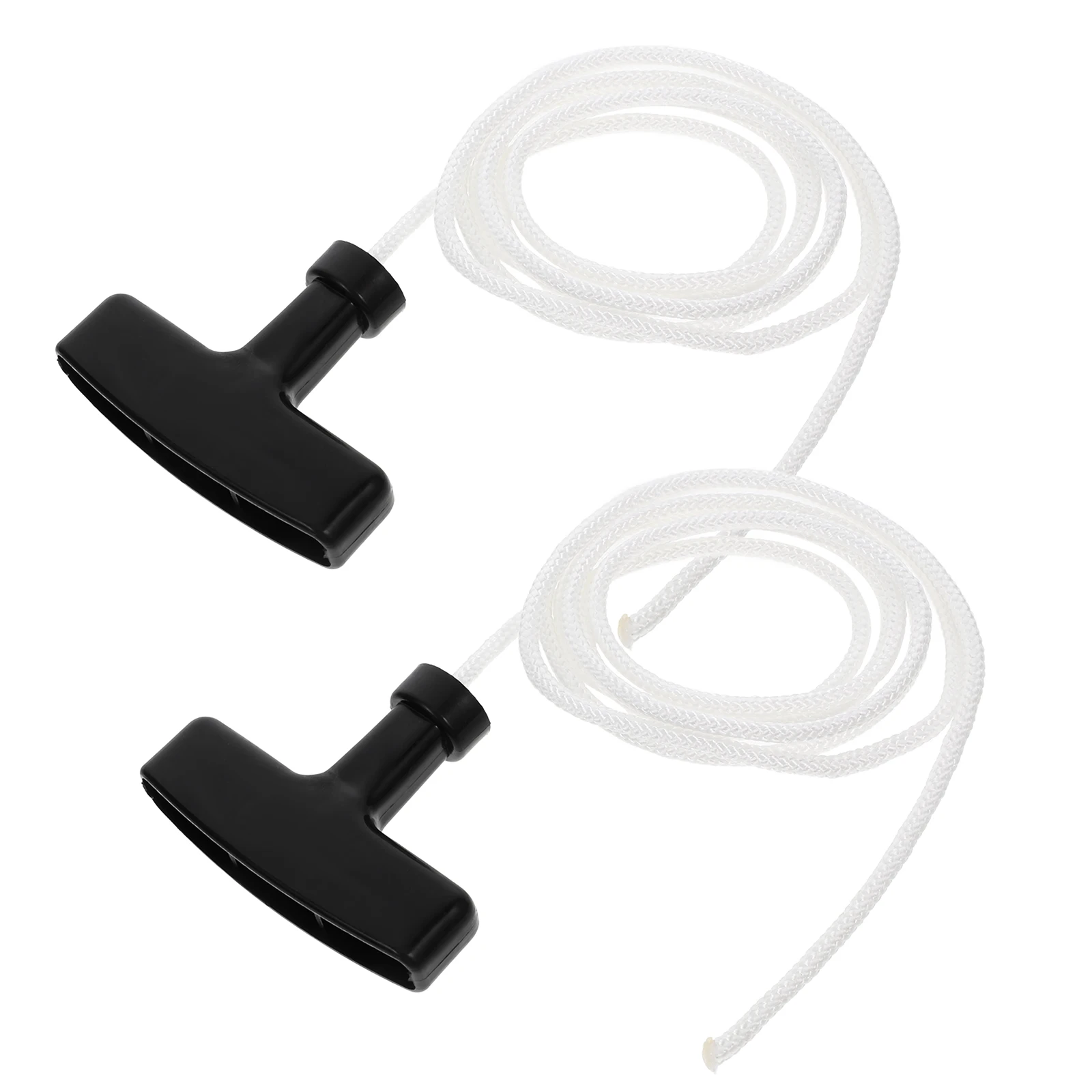 

2Pcs Lawnmower Pull Cord Replacement Starter Rope Nylon Handle Kit for Outdoor Small Engine Lawn Mower Pull String