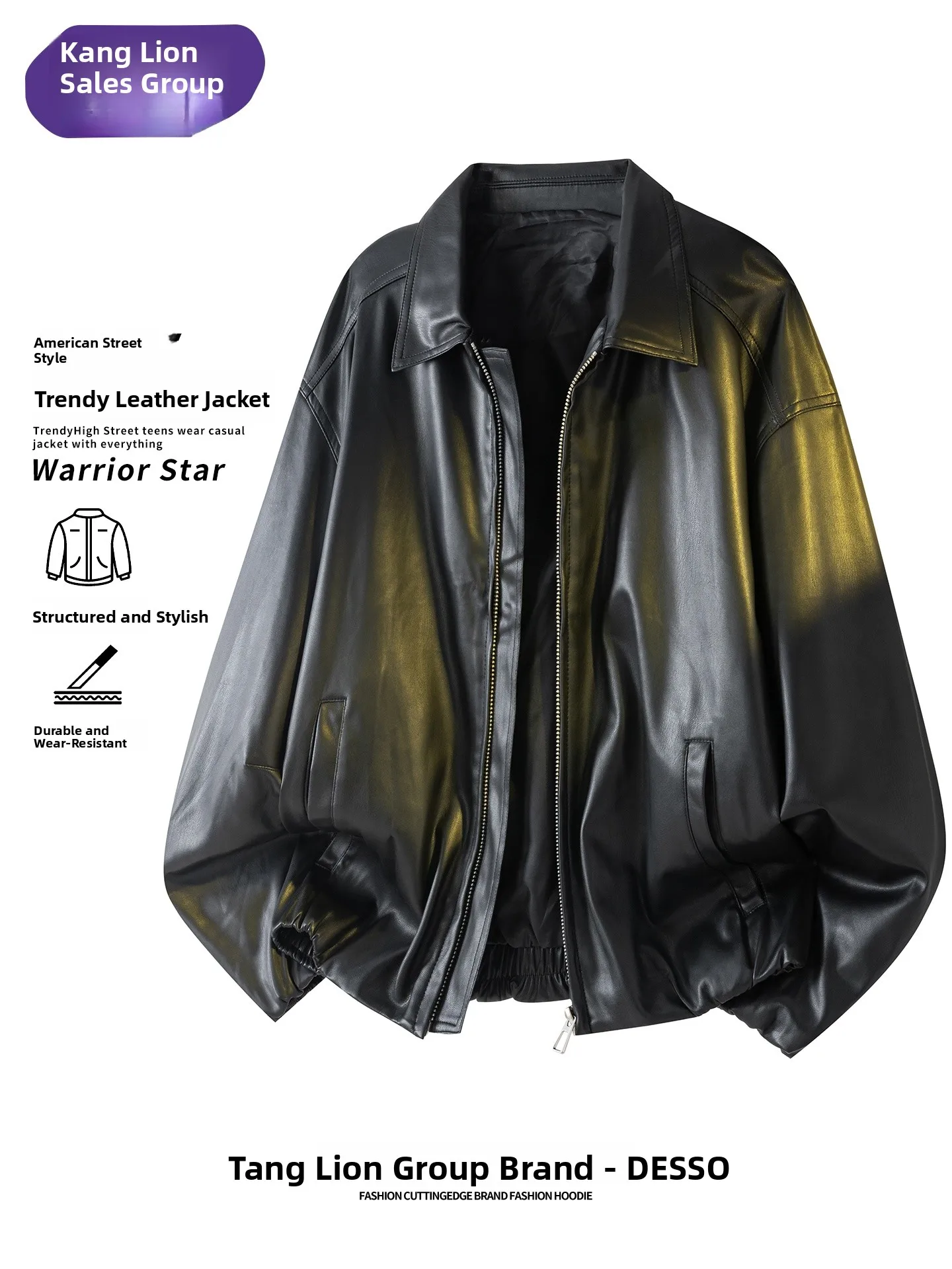 

Tonlion American Sle мотоциклетная кожаная куртка мужская осень-зима свободная модная брендовая мужская кожаная куртка повседневное Sle