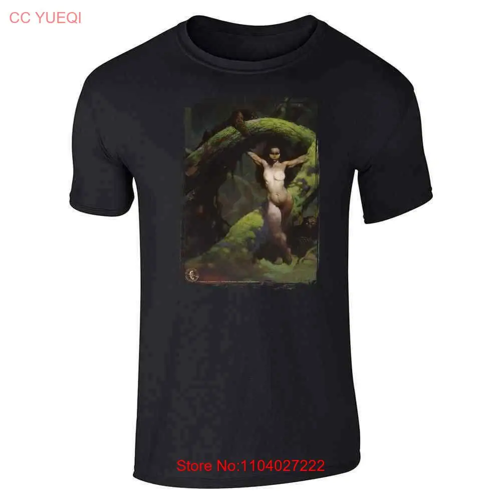 Cat Girl by Frank Frazetta Art Unisex Tee