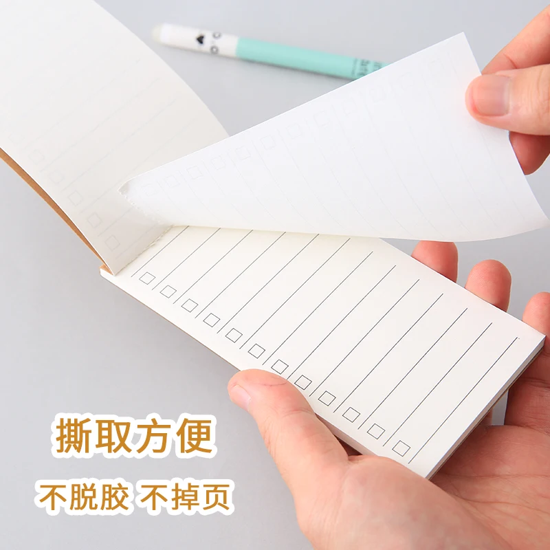 50 sheets / 1 book red same style todo note book tearable notepad ins note book to do list planner wholesale