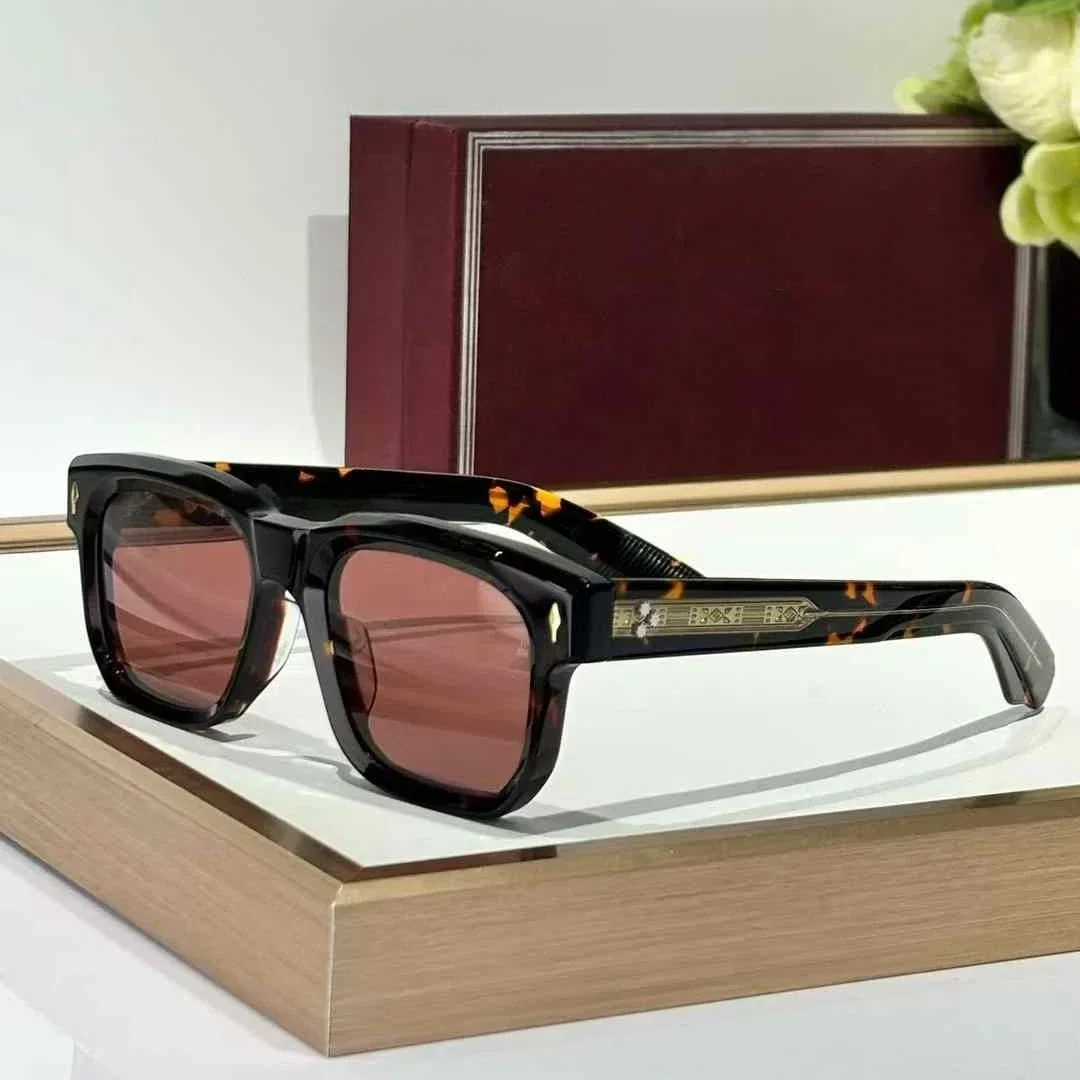 Luxury Vintage Fashion Trend Sunglasses PLAZA Retro Square Design Solid Thick Acetate UV400 Unisex A+ High Quality