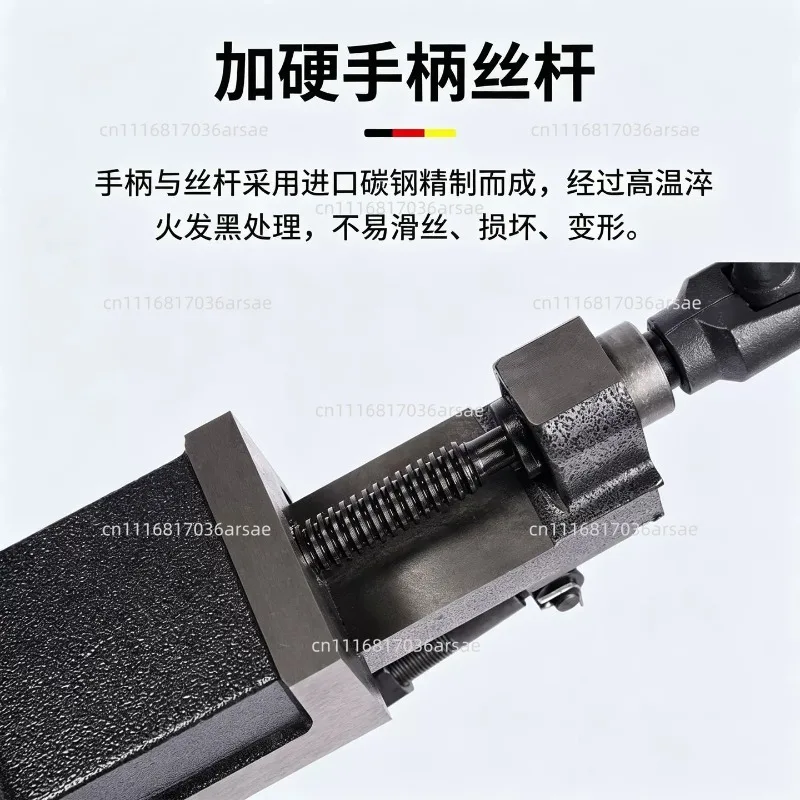 Heavy-Duty Angle Bench Vise, 360° Rotary Tilting Vise with Mount for Drill Press and Milling Machine