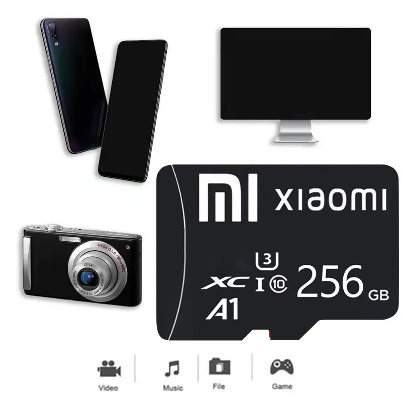 Xiaomi sd speicher karte 2 tb micro tf/sd karte 1tb klasse 10 high speed a2 u3 flash tf karte v60 2 tb usb flash karte für drohnen kamera