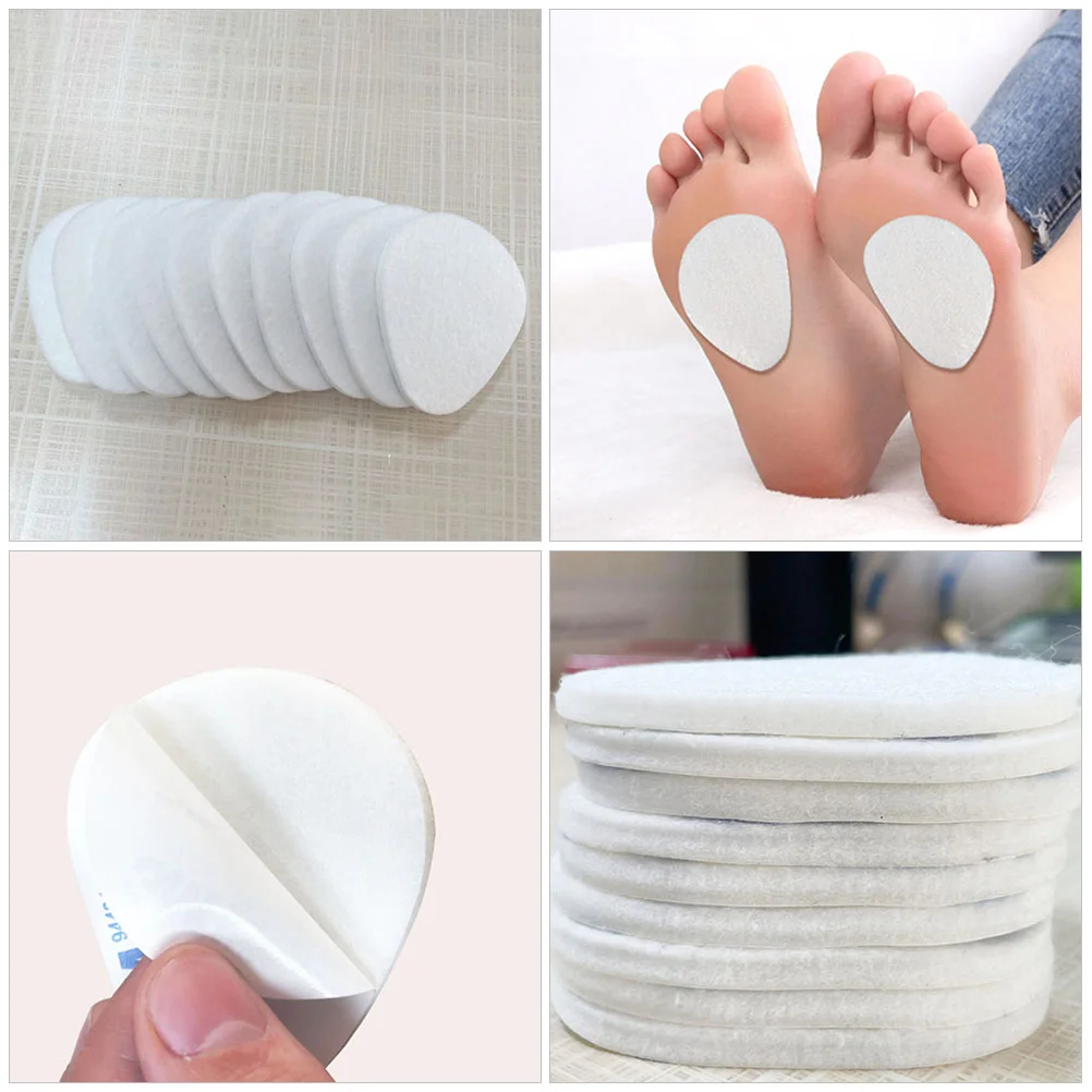 10 Pairs Forefoot Pad Metatarsal Pads Wear-resist High Heel Girls Reusable Women Felt Miss Cushion