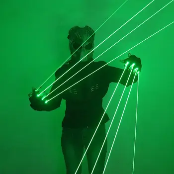 532nm 綠色雷射手套,光束閃光指尖單點大光束雷射砲,LED掌心發光手套,適用於DJ俱樂部派對錶演 10 最佳銷售 LED秀 - №6