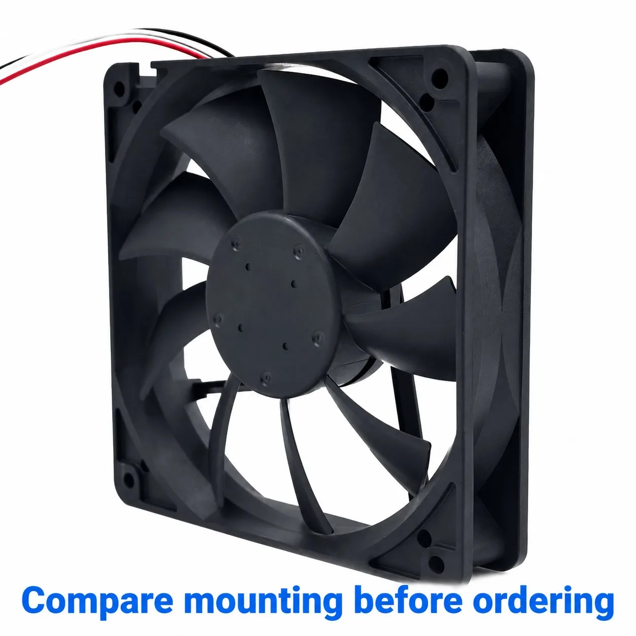 4710KL-05W-B59 Cooling Fan 120x120x25mm 12025 24V 0.38A Tachometer 3-Wire Industrial for NMB