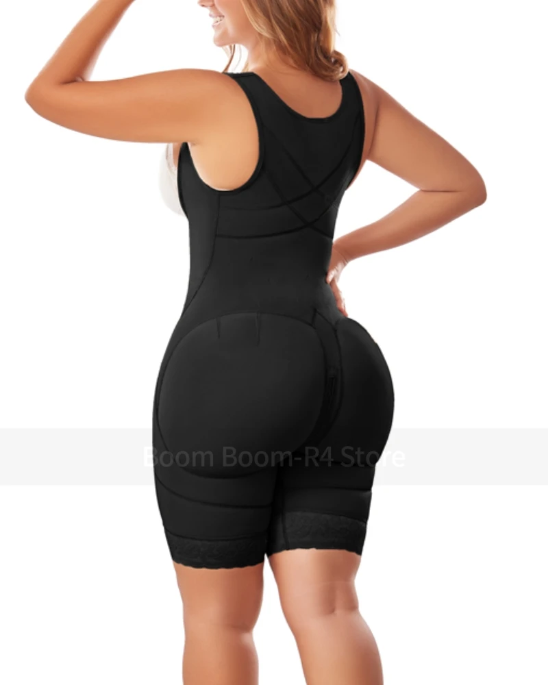 Open-breasted shapewear Women Faja Colombiana Postquirúrgica Shapewear Belts For Women Remove The Belly Breasted