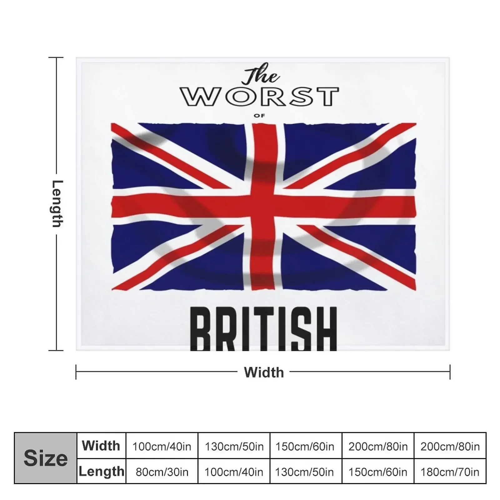 The Worst Of British Throw Blanket Decorative Sofa Summer Baby Blankets