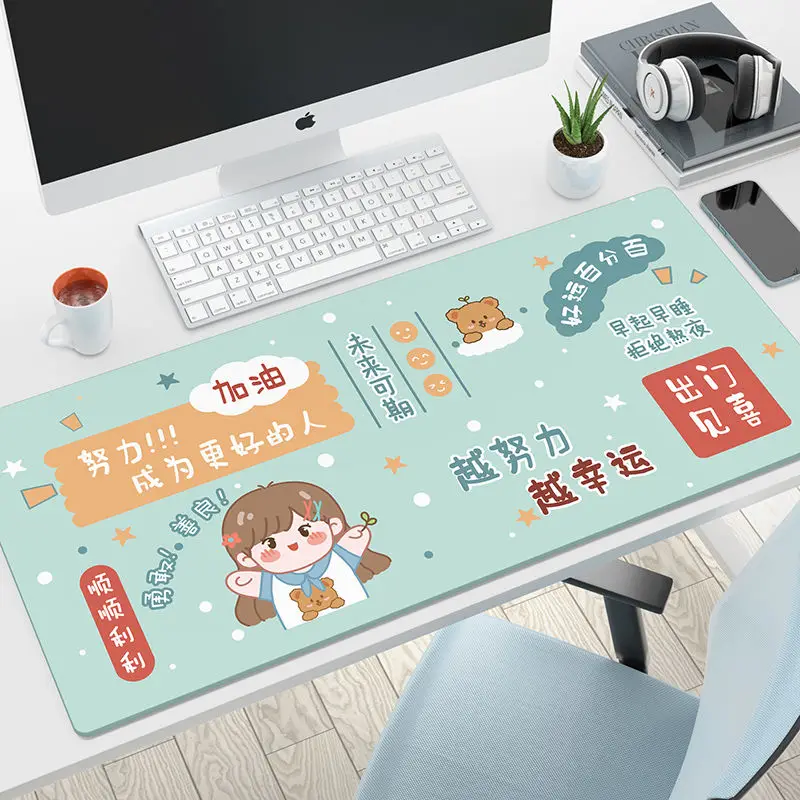 2023 NEWMouse Pad Game Table Pad Large Mouse Pad Game Machine Accessories PC Computer Keyboard Table Pad Non-slip Natural Rubber
