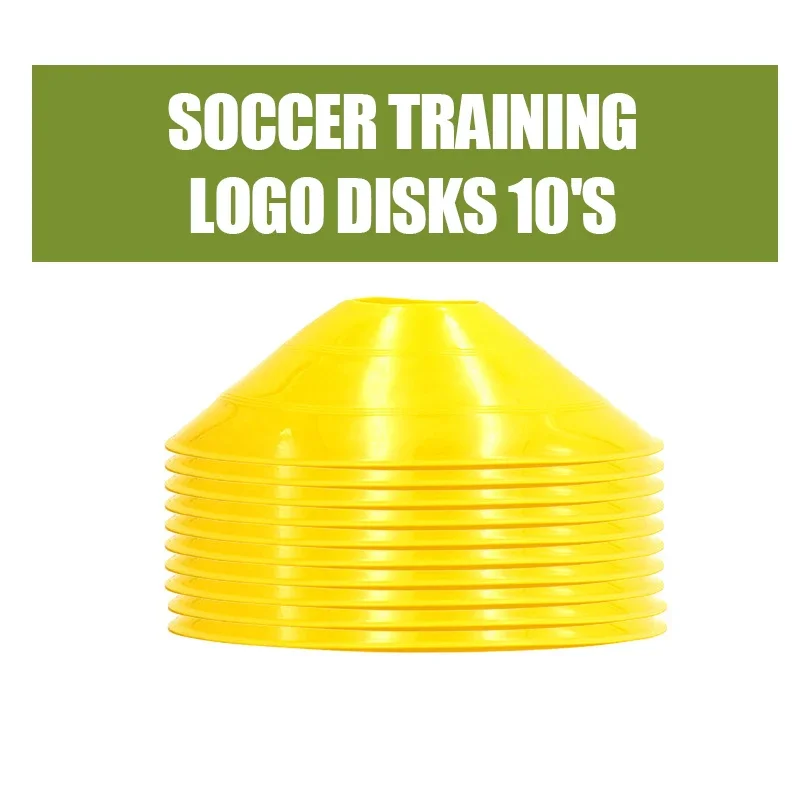 

10x Soccer Cones with Holder Practical Mark Disk Field Cone Marker Training Accessories Outdoor Games Supplies for Adult