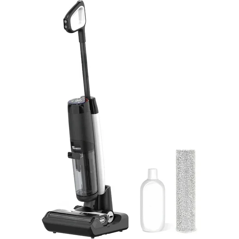 home.Cordless Wet Dry Vacuum Cleaner, Smart Floor Cleaner Mop for Hard Floors, Long Run Time, Dual-Sided Edge Cleaning, Self-Cle