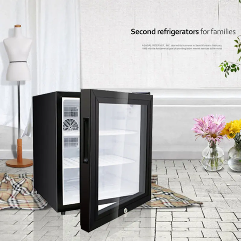 30L 42 L ตู้เก็บความสดห้องพักในโรงแรมตู้เย็นขนาดเล็กหอพักตู้ตัวอย่างอนุบาล