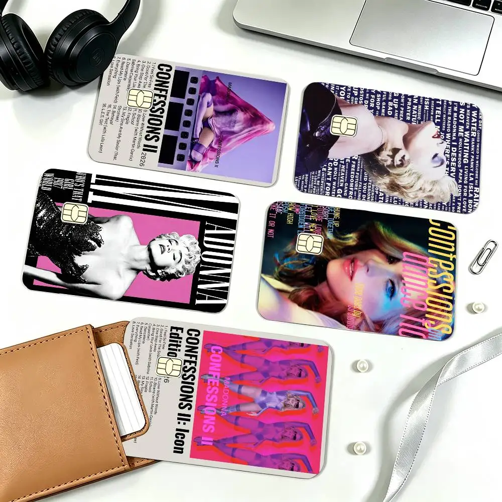M-Madonna c-Confessions  Credit Card HD Stickers Small Chip Waterproof Sticker Game Card Decal Gift