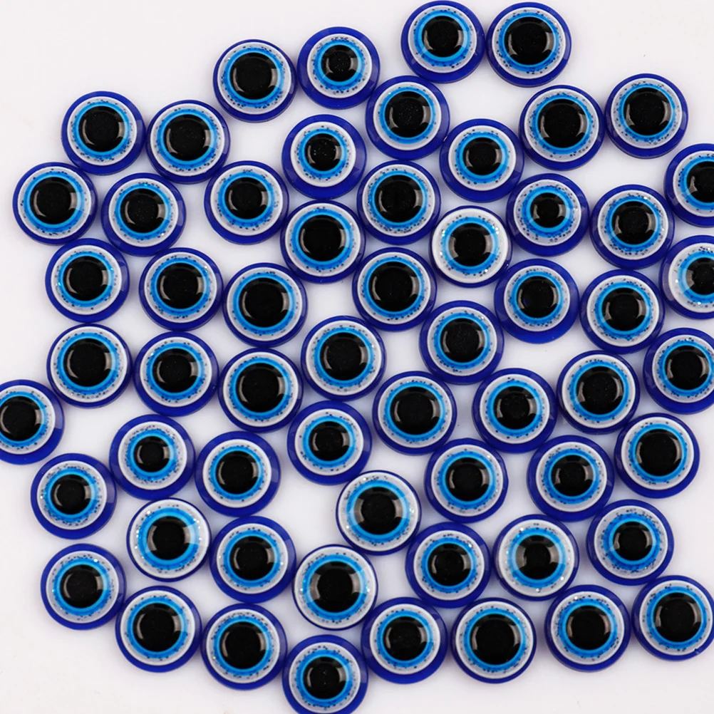 

100 Pcs 's Eye Patch Card Making Embellishments Decor Scrapbook Paper Resin Charm Eyes Bead
