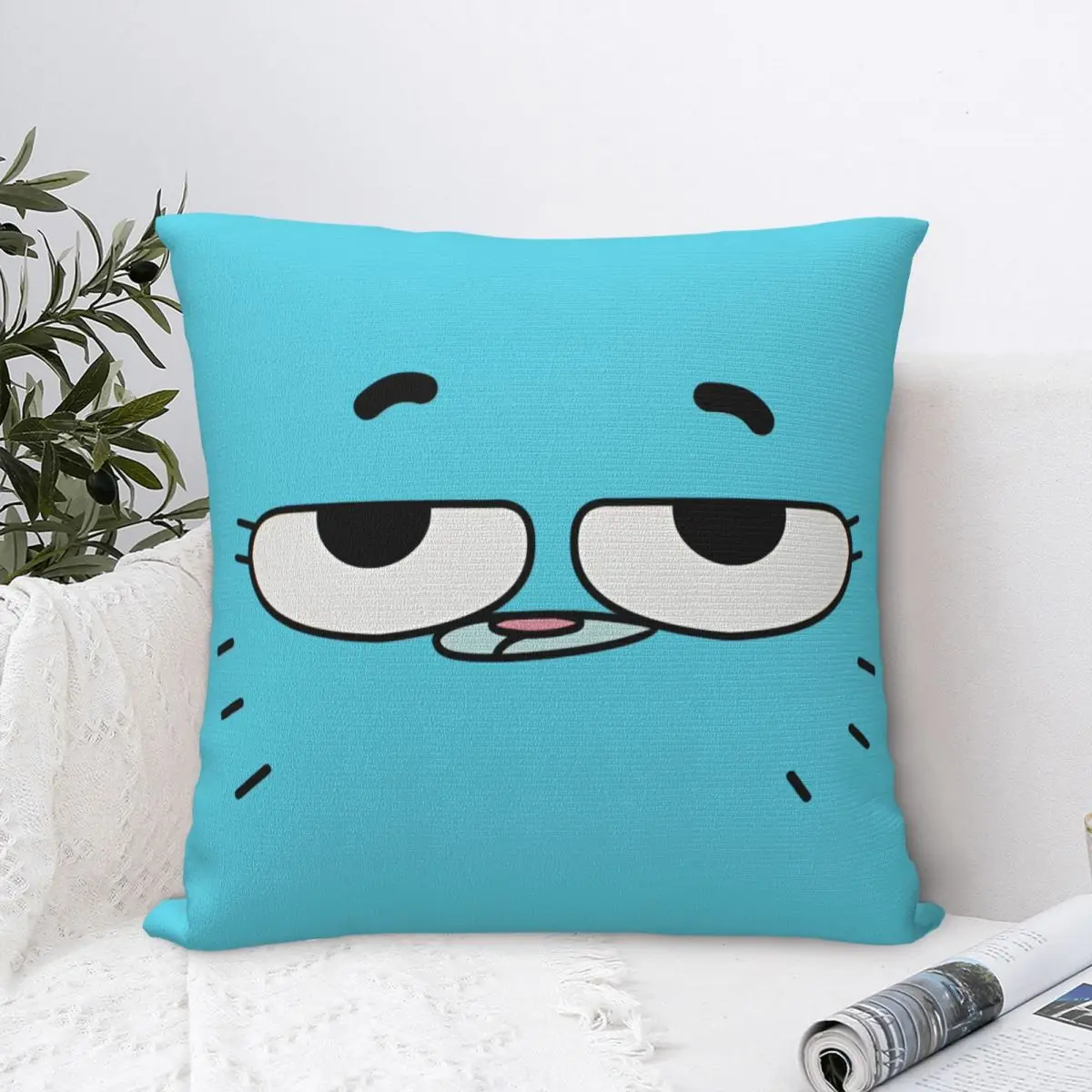 Gumballs Gum Ball Watterson Amazing Cartoon Square Pillow Case Cushion Cover Creative Zipper Decorative Pillowcase for Home 18